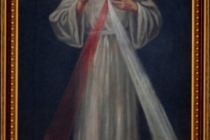 Obraz Chrystusa Miłosiernego w naszym Sanktuarium
